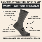 Merino Crew Boot Socks BUY 2 GET 2 PAIRS FREE