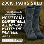 Merino Crew Boot Socks BUY 2 GET 2 PAIRS FREE