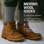 Merino Crew Boot Socks BUY 2 GET 2 PAIRS FREE